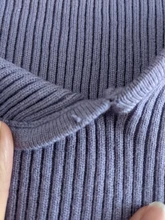 DEAT-suéter de punto con cuello cuadrado corto para mujer, Jersey holgado de manga larga con cuello en V, moda de otoño, 13U090, 2021