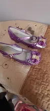 Zapatos de princesa para niñas, zapatillas con flores y brillantina para niñas pequeñas, incluye tacón alto y moño estilo mariposa, en azul, rosa y plata, talla 26-38