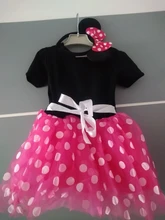 Minivestido de ratón para niñas, disfraz de fantasía para Halloween, Cosplay de princesa, tutú rojo, disfraz de Navidad