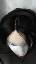 Zafiro corto Pixie pelucas de encaje corte Pixie Peluca de pelo Remy brasileño recto 150% de densidad máquina pelucas de cabello humano para las mujeres