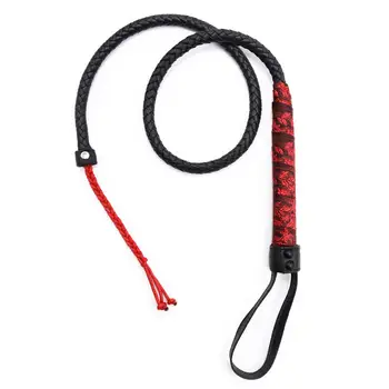 

LoveFun Scandal Classical Flogger Mature Faux Leather BDSM Flogger Fetish Whip Bondage Spanking Crop