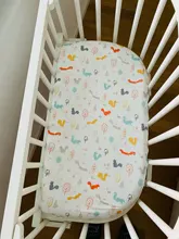 Juego de sábanas de Moisés para niños y niñas, 1 paquete, Ultra suave y elástico, Funda de colchón, Unisex