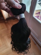 [A] onda Natural 6A baja proporción 8 ”-28” indio Remy armadura del pelo 3 oferta de extensiones trama Natural cabello extensiones de cabello humano 100g