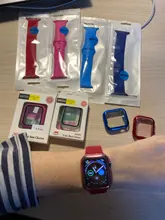 Cristal + funda para Apple Watch, Protector de pantalla, accesorios para apple watch, 44mm, 40mm, 42mm, 38mm, serie iWatch 5 4 3 6 se