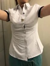 Blusa Formal de algodón con lentejuelas para oficina, camisa de manga larga ajustada para mujer, color blanco y negro, de talla grande