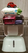 Toilet-Paper-Holder Tray Storage-Box Bathroom Shelf Waterproof Towel Wall-Mounted Plastic