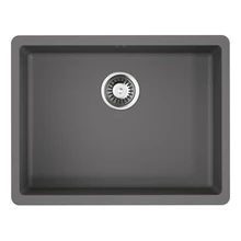 Мойка для кухни Omoikiri Kata 54-U-GR Artgranit(Leningrad Grey)(Устойчива к царапинам, ударопрочная, перелив, встраив