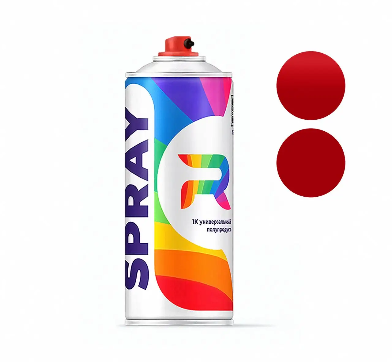 Аэрозольный баллон Mercury M5440 FA3883 CDJAXXX - Brt. Red-stripe (Акриловая краска Солид Красный) 520