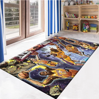 

Nba Basketball Graffiti Patterned Carpet ,Non Slip Floor Carpet,Teen's Carpet,Turkish Rug