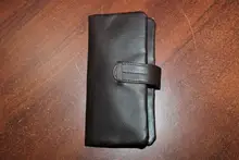 Pocket Purse Wallet Men Zipper Retro Genuine-Leather Skin-Coin Long 003B Soft Trendy