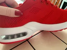 Casual Shoes Flats Lace-Up Air-Cushion Women Sneakers Fitness Female Breathable Outdoor
