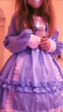 Vestido de encaje estilo Kawaii Lolita para mujer, disfraz japonés, bonito, gótico, para fiesta, renacentista, 2020
