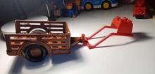 Accesorios de bloques de construcción para niños, gran tamaño, coche, camión, avión, motocicleta, vehículo, piezas de figuras grandes, juguetes educativos
