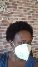Corte Pixie-Peluca de cabello humano Afro rizado, hecha a máquina, corta, brasileña, Remy