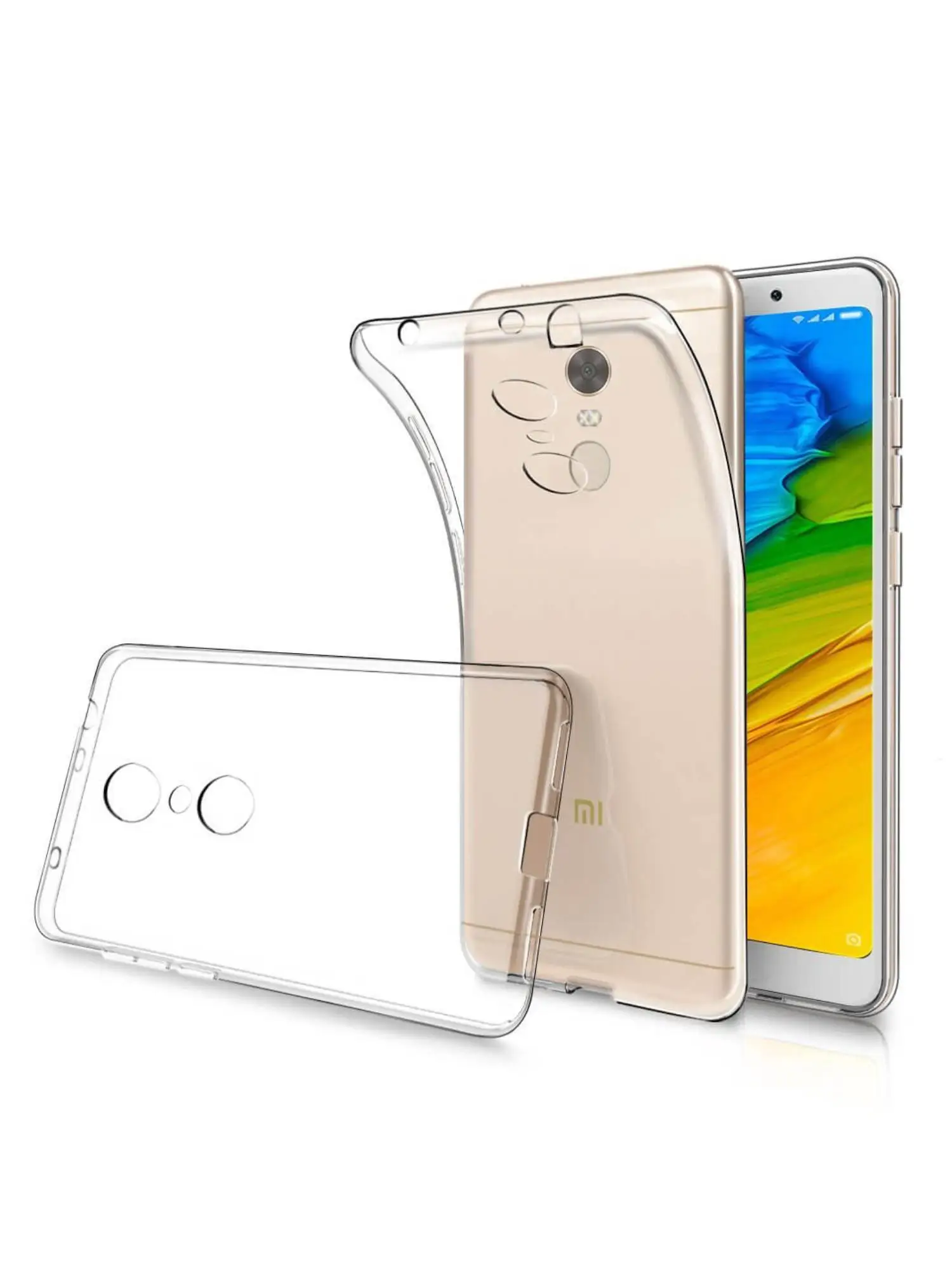 Чехол подставка гелевый ТПУ защитный корпус силиконовый Java Xiaomi Redmi 4 4A 6A 4X5 6 Plus 7 Pro