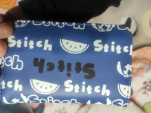 Bolso para niños de dibujos animados de Disney Stitch, monedero, bolso de mano de almacenamiento, billetera chico chica, monedero, tarjetero de identificación