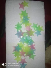 Decal Wallpaper Decorative 3d-Stars Luminous Fluorescent Glow-In-Dark 50pcs Plastic