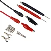 QHTITEC Electrical Multimeter Test Leads Set with Alligator Clips Test Hook Test Probes Lead Professional Kit 1000V 10A CAT.II 4