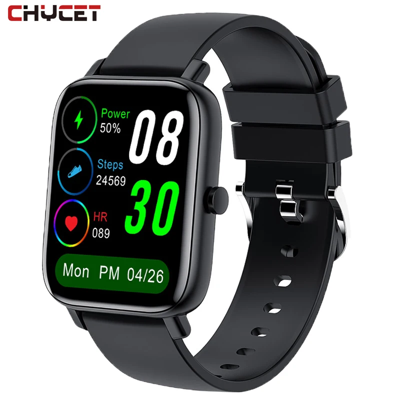 CHYCET Smart Watch Men 2022 Smartwatch Women Heart Rate Sleep Monitor Watches Sports Fitness Tracker Colok For Android IOS PK P8 