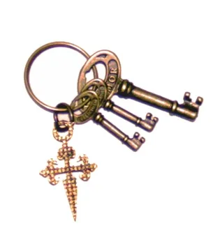 

Amulet keychain keys and Cross of Santiago (Full, prepared and ritualized lucky