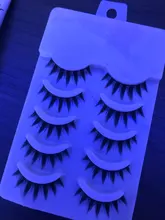 Yokpn-pestañas de baile para mujer, 5 pares, pestañas para actuación hechas a mano, acrílicas, cruzadas, japonesas, 3D naturales