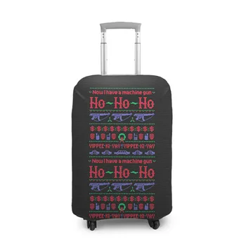 

Case for a suitcase 3D New Year's sweater strong nut
