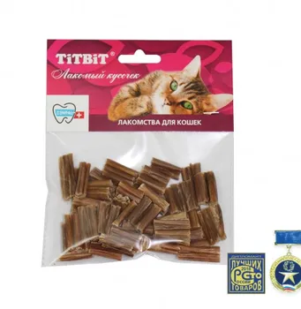 

TiTBiT Кишки говяжьи мини мягкая упаковка для кошек, 30 г.