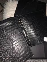 Moterm Luxe-planificador de anillos A5 con carpeta de anillos de 30mm, Agenda, organizador de granos Crocs, diario, Bloc de notas, cuaderno de bocetos