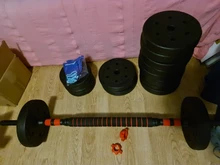 Juego de mancuernas ecológicas 2 en 1 con barra, ajustables y accesorios, 10 KG-15-20 KG - 25 KG - 30 KG - 40 KG y 50KG