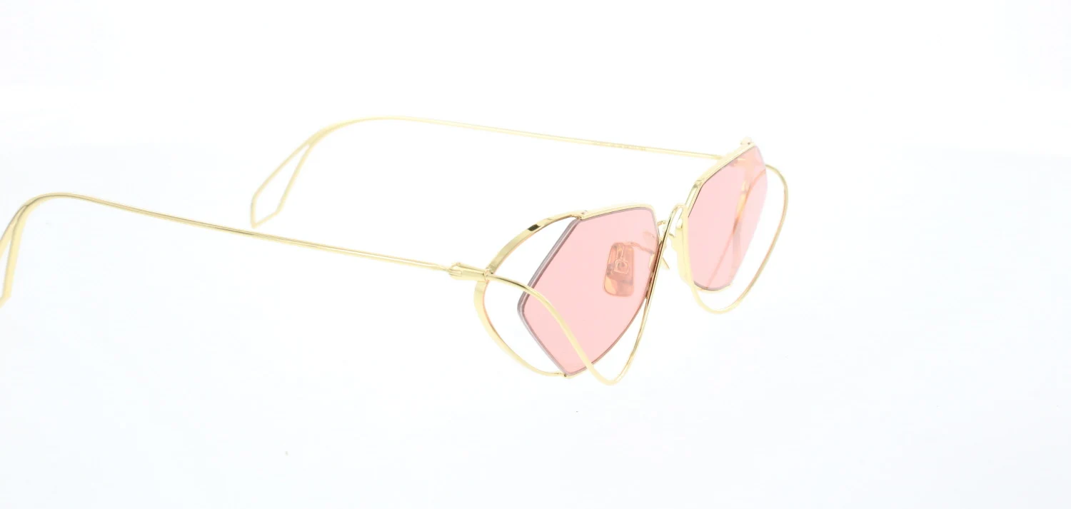 

Women's Sunglasses OS 2912 04 METAL GOLD ORGANIC GEOMETRIC IRREGULAR 58-15-153