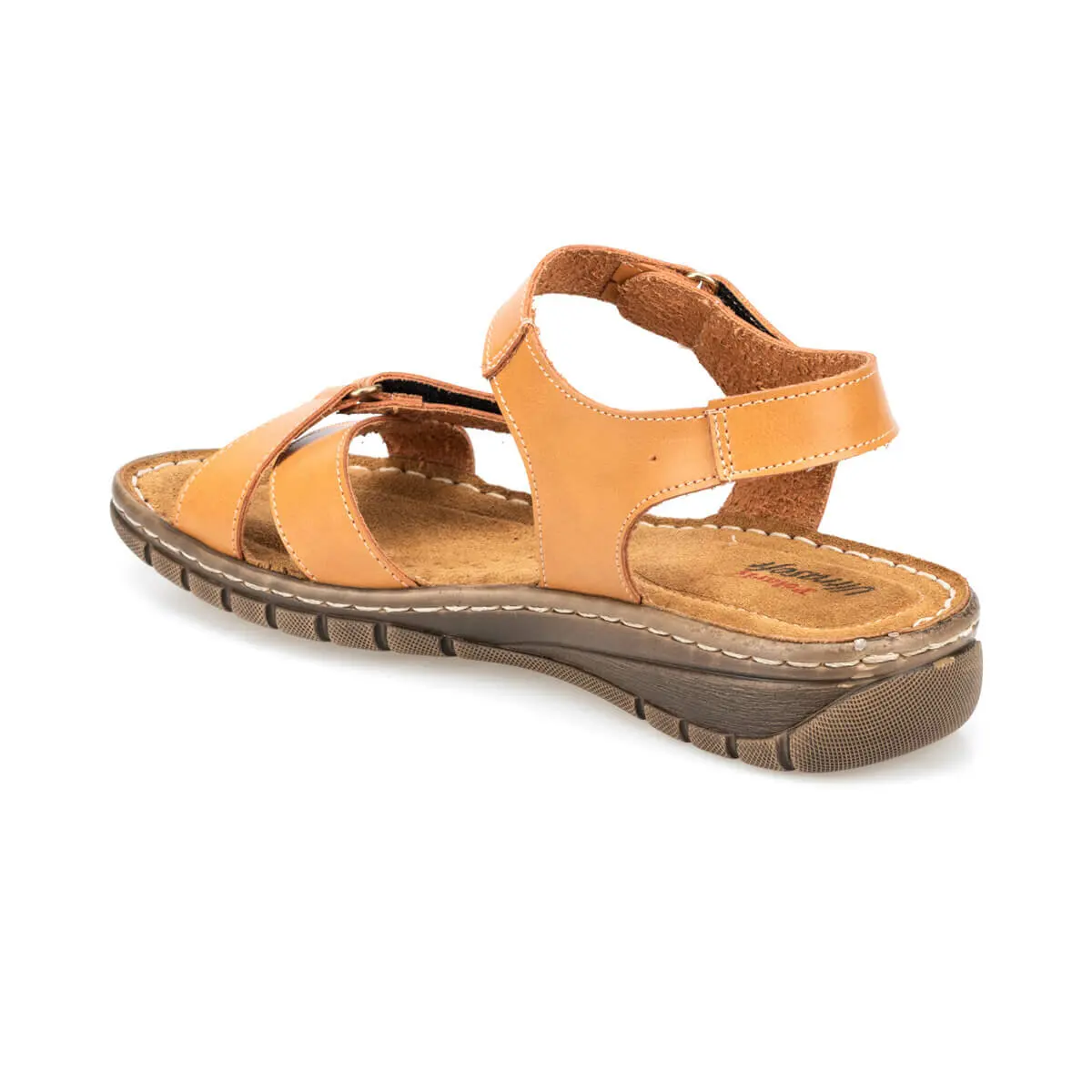 FLO Camel/женские босоножки Женские летние сандалии Плоские женские сандали без