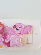 Pinzas para el pelo de dibujos animados de Disney para niños, bonita horquilla de Elsa y Anna de Frozen, accesorios para el cabello, juguetes de maquillaje, regalos de cumpleaños para niñas, 5 uds.
