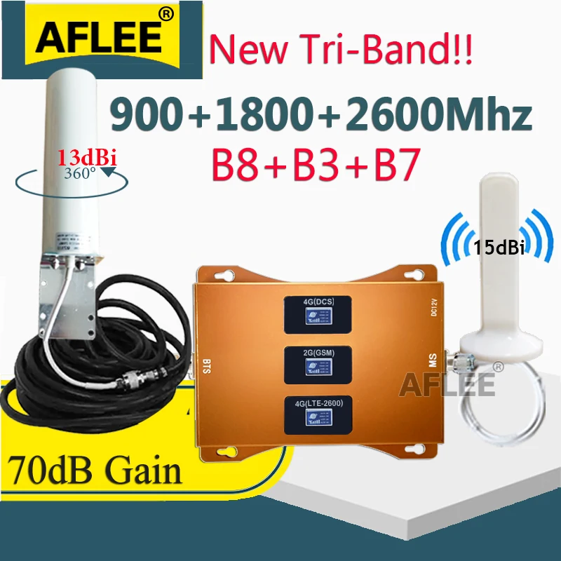 New!! Cell Phone Cellular Amplifier 4G 900 1800