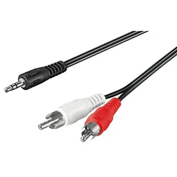 

Cable Stereo Jack 3, 5 mm to 2 x RCA male 5 mt