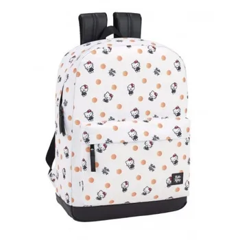 

Hello Kitty backpack portable polka dots