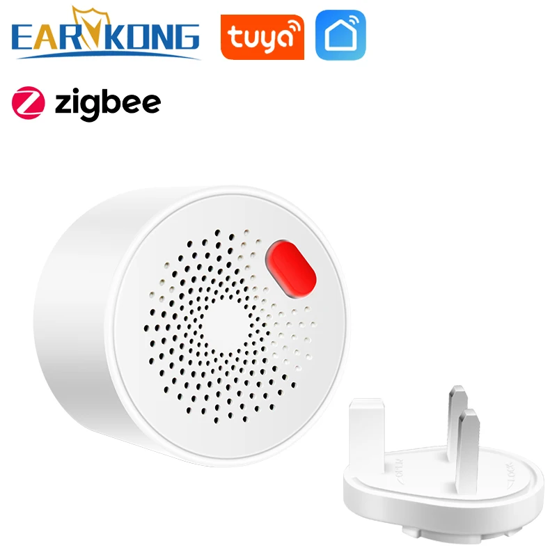 Zigbee Gas Leakage Detector Natural Gas Alarm Sensor For House Kitchen Security Support APP Notification And Alarm Reminder home security keypad Alarms & Sensors