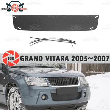 

Winter radiator cap for Suzuki Grand Vitara 2005~2007 plastic ABS embossed cover bumper car styling accessories decoration