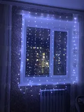 3MX3M LED Curtain Garland on The Window USB String Lights Fairy Festoon Remote Control
