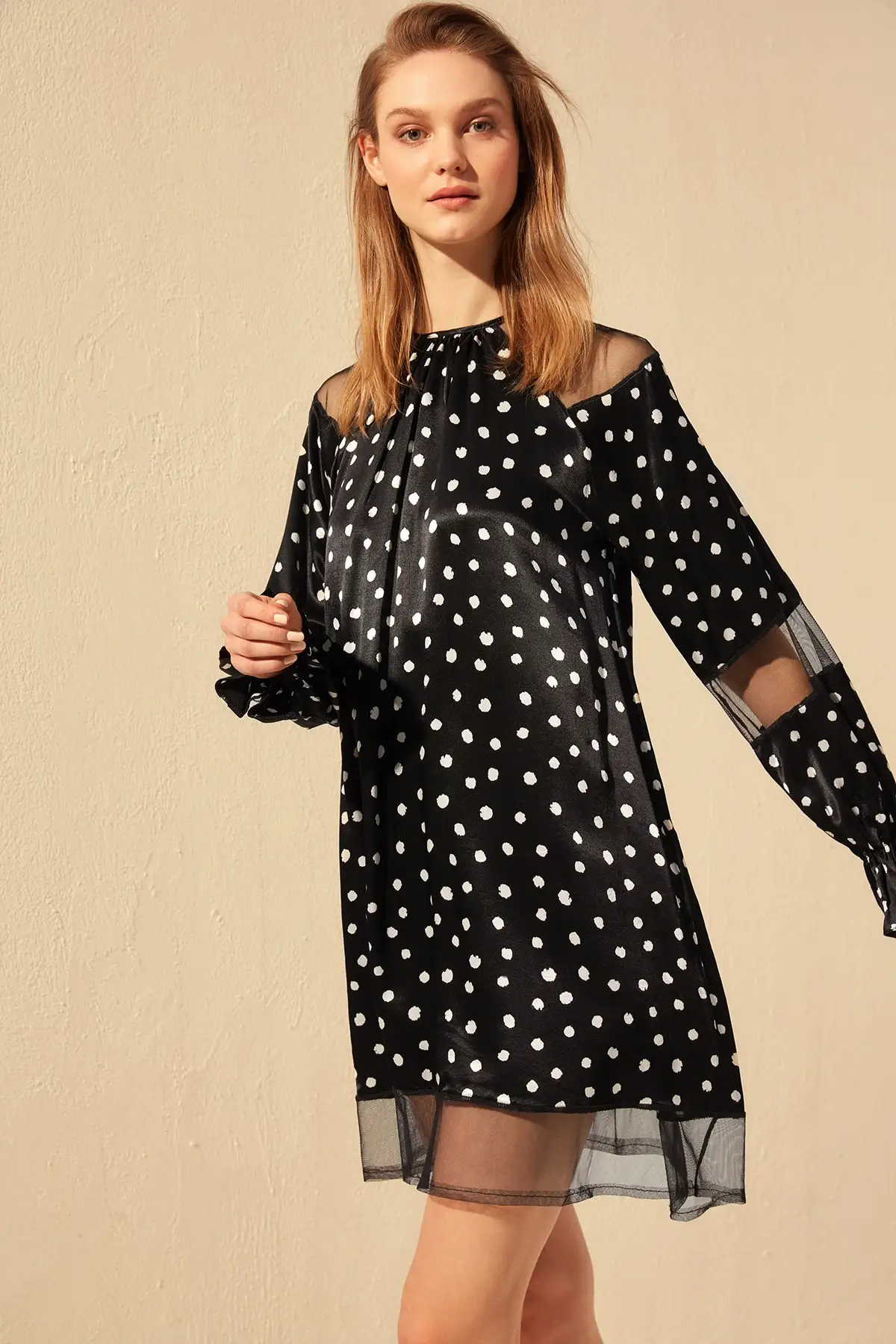 

Trendyol Polka Dot Dress TWOSS20EL0188