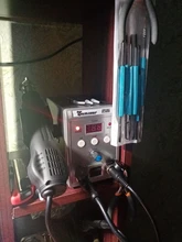 Estación de soldadura 2 en 1, 8586, 760W, 220V, pistola de aire caliente, soldadura de hierro SMD, BGA refundido, herramientas de reparación de soldadura