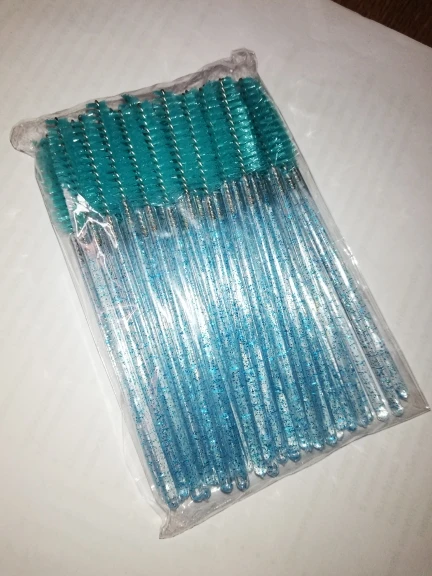 QSTY eyelash brush makeup brushes 50pcs individual disposable mascara applicator comb wand lash makeup brushes tools 6colors reviews №1 170155