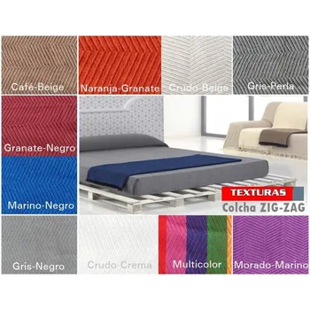 

Textures VIP-bedspread multi purpose ZIG-ZAG sofa and bed LOW COST (various sizes available)