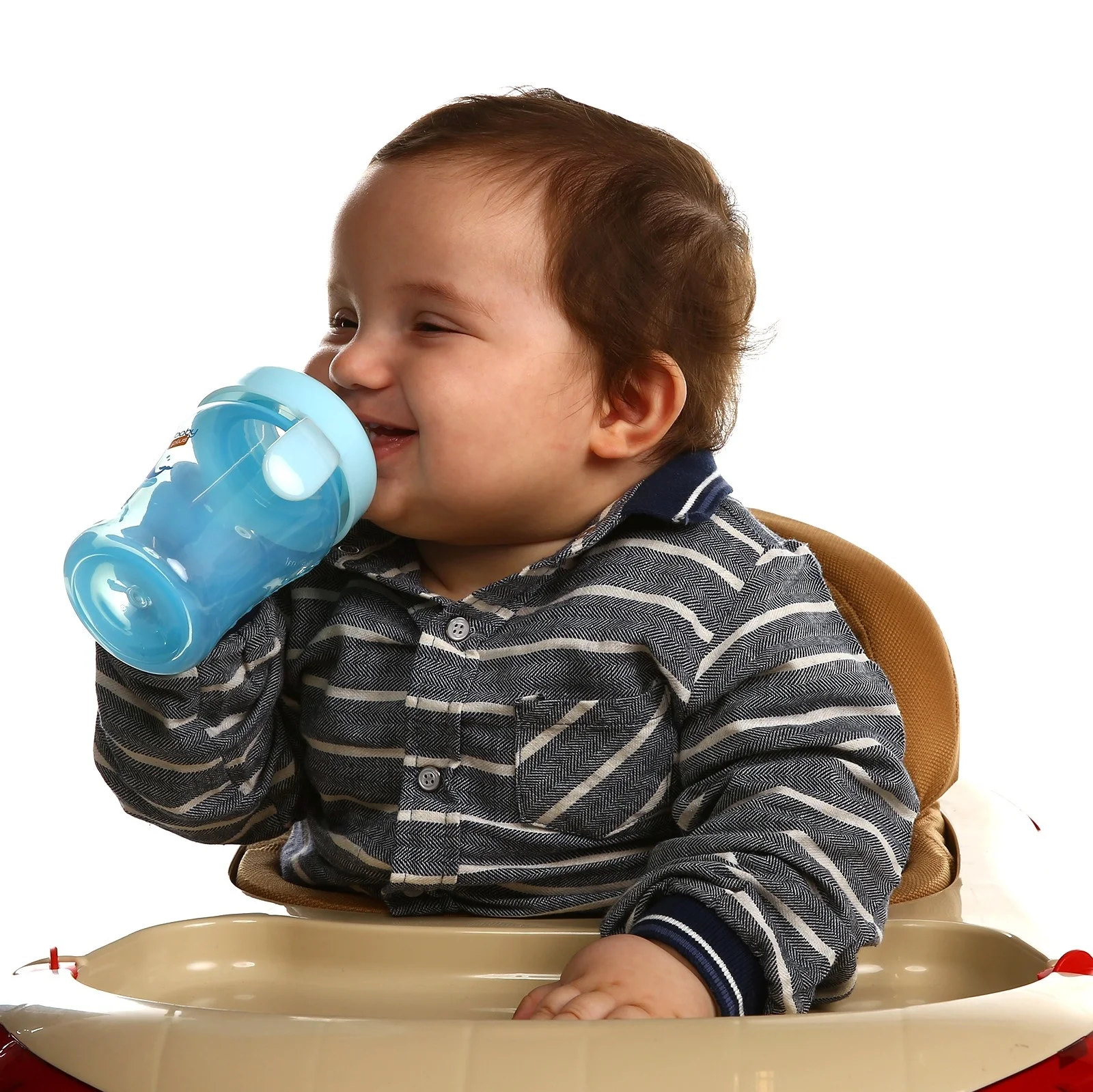 Ebebek baby plus противохолевые PP чашки с ручками 240 мл синий | Мать и ребенок