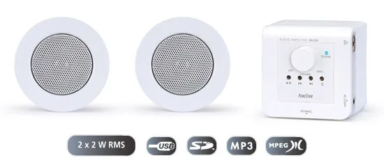 Комплект звука Hi-Fi Fonestar утопленный в цеху превосходное качество от Stere play USB-SD-MP3 |