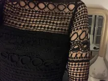 Jumpsuit Overalls Long-Sleeve Gagaopt Hollow-Out Women Ladies Autumn Black