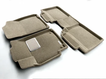 

Textile 3D mats euromat3d luxe in the salon for Toyota Camry (2006-2011) with a metal subspot