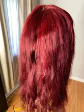 Peluca de malla con división media de 30 pulgadas, cabello humano liso brasileño Remy, prearrancado con pelo de bebé, parte T, 13x1