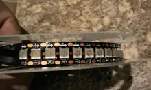 PCB Pixel-Strip WS2812 Smart Led IP65/IP67 Black/white Leds/m DC IC 4m/5m