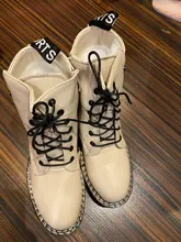 AIYUQI-Botas cortas de cuero genuino para mujer, botines de lana cálidos y antideslizantes, para estudiantes, para invierno, 2021