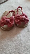 Sandalias para bebé con nudo de lazo para niñas, zapatos de princesa infantiles antideslizantes de suela blanda para primeros pasos, verano, 2020